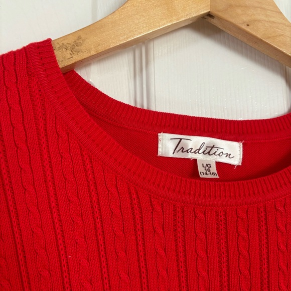 Red Sweater Vest - Picture 4 of 5